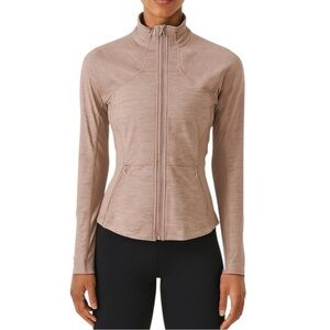 Lululemon Catch Me Air Jacket Size 6 Champagne Cream